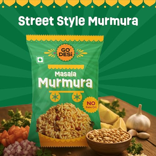 Image of GO DESi Kolkata Jhalmuri, Masala Murmura, No Palm oil 100g x 2