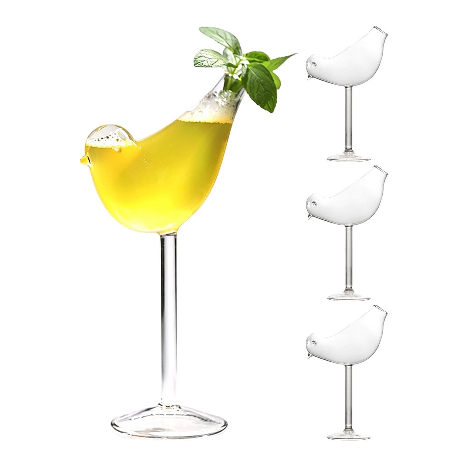 Calici Da Vino 4 Pezzi A Forma Di Trasparenti Alti Con Base Stabile | Bicchieri Trasparenti, Vetreria Bar Per Whiskey Bourbon Liquori Succhi Caffè Whiskey Feste Matrimoni Compleanni