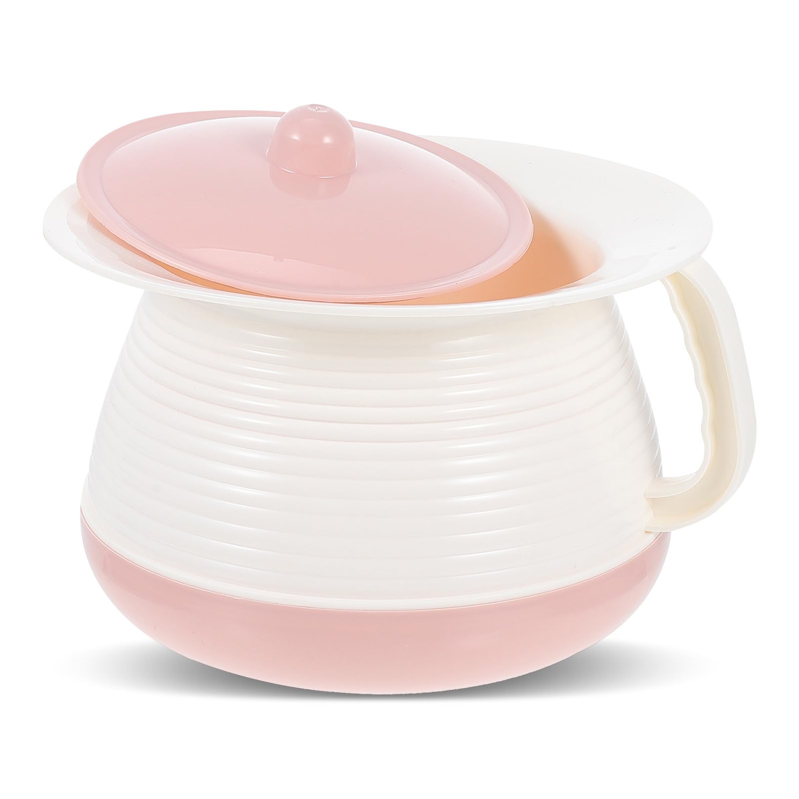 Orinal de viaje portátil para personas mayores y niños, fácil de limpiar, plástico duradero, ideal para uso doméstico y exterior, conveniente solución nocturna, diseño a prueba de fugas