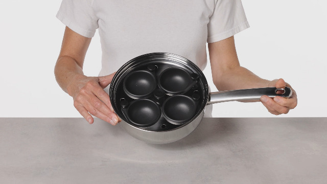 KitchenCraft Poacher Per Uova In Camicia - Padella 4 Uova Antiaderente Per Induzione - Foto 6