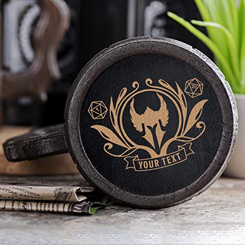 Jarra de Cerveza de Madera Paladin 17oz Dungeons & Dragons miniatura 5