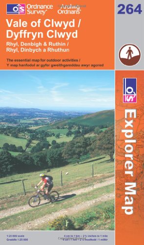 OS Explorer map 264 : Vale of Clwyd / Dyffryn Clwyd