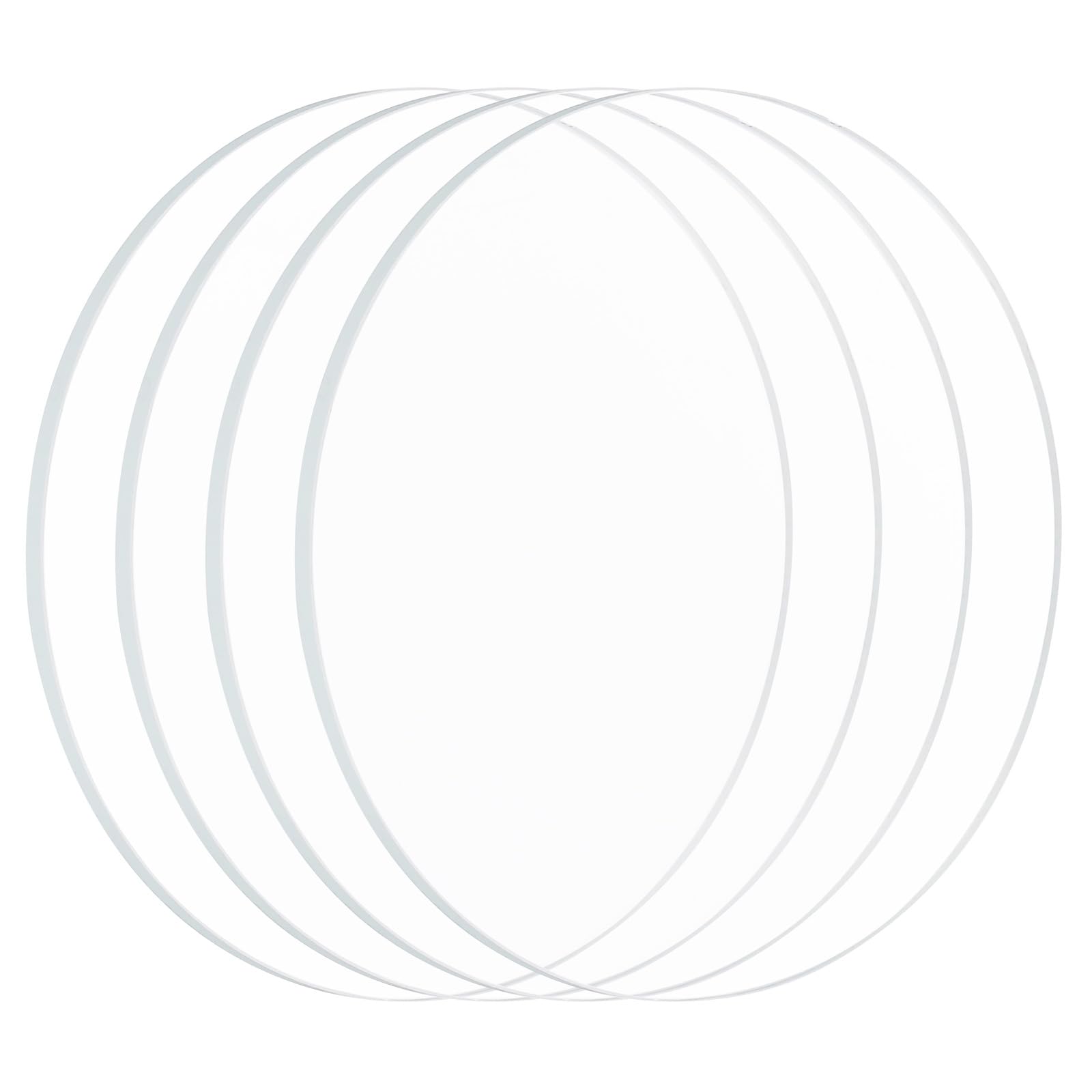 PATIKIL 2.56" Dia LED Lens, 4 Pcs Polished Edge Flashlight Replacement Parts Glass Lens for Light Source Lens Replacement, Transparent