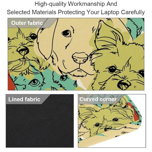 Sac à bandoulière pour ordinateur portable 13-14.5 pouces Treeier multicolore
