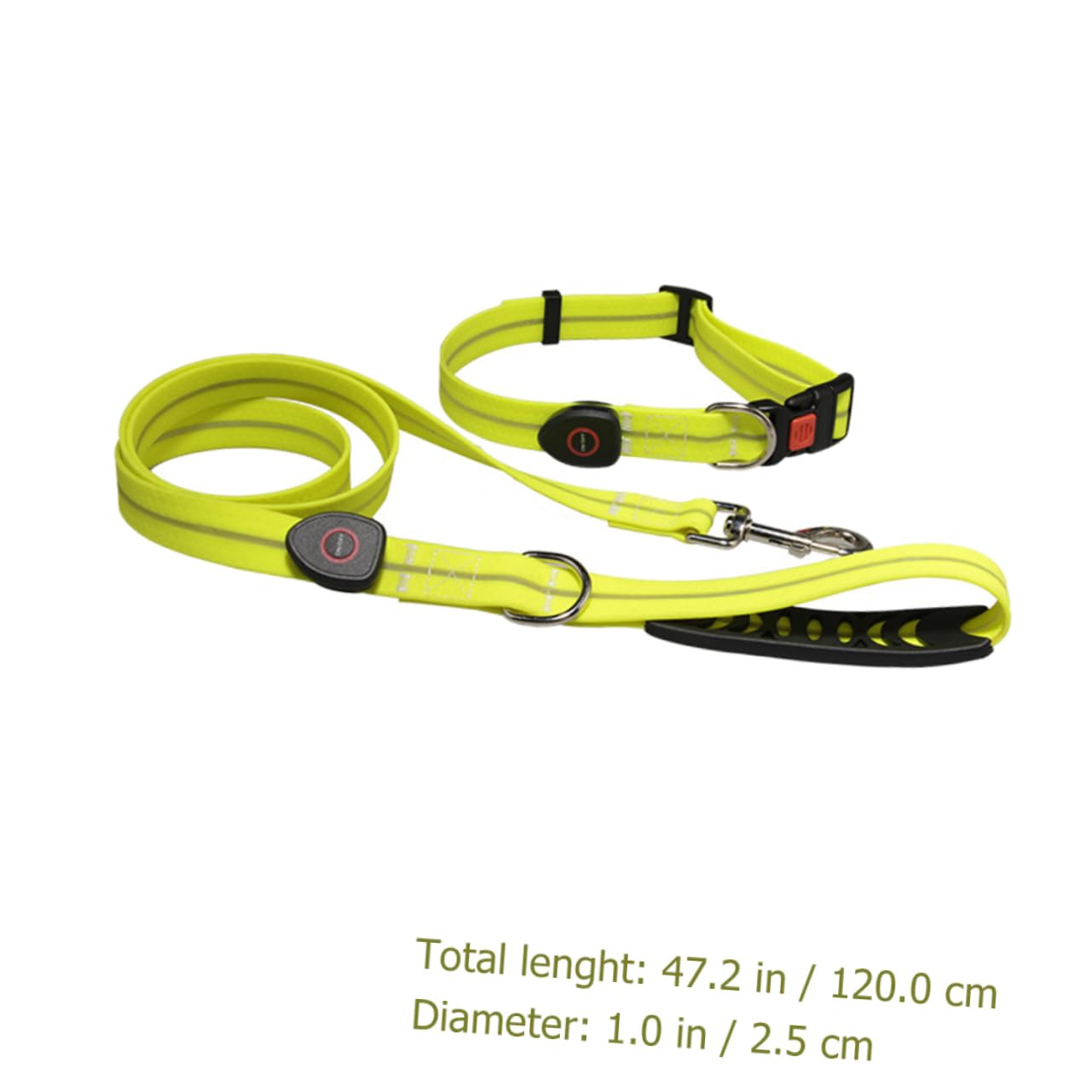 Toyvian Laisse De Dressage pour Chien Corde Lumineuse pour Promenades Nocturnes Facile à Transporter Ranger