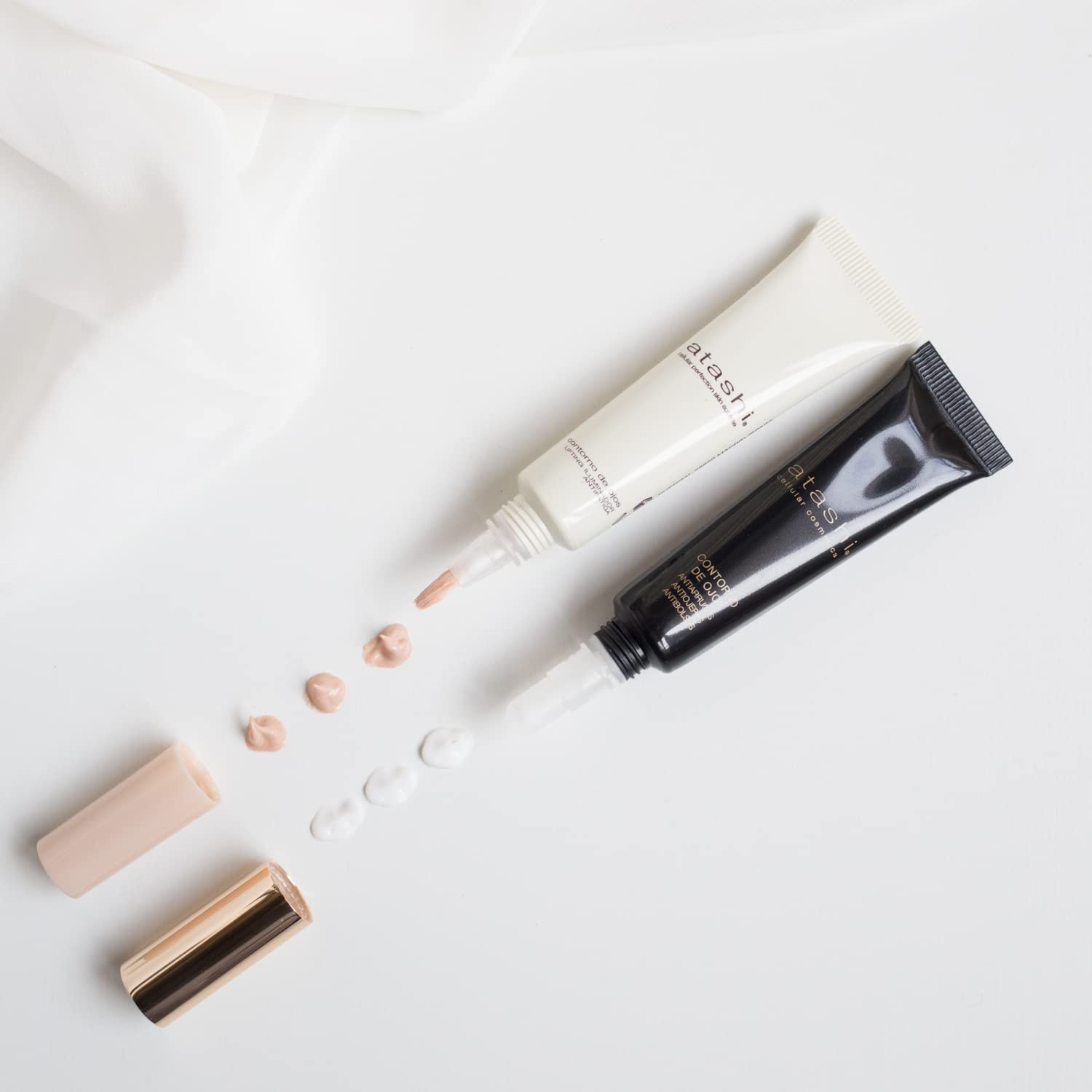 Atashi | Ritual Radiant Eye | Crema Contorno Occhi Antietà + Contorno Occhi Lifting Illuminante | 15 ml + 15 ml