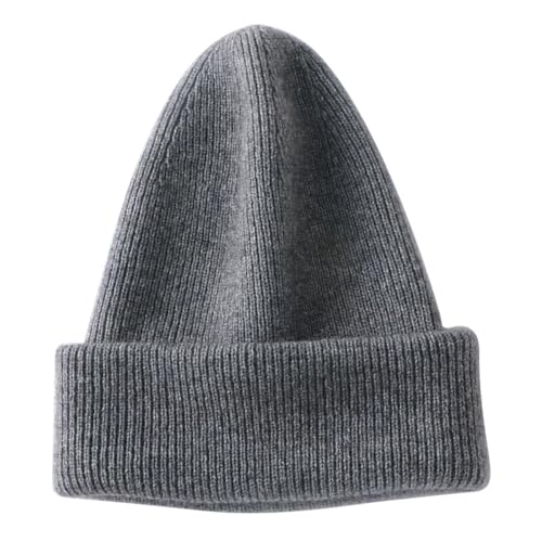 Bonnet en cachemire doux et chaud pour femme et homme