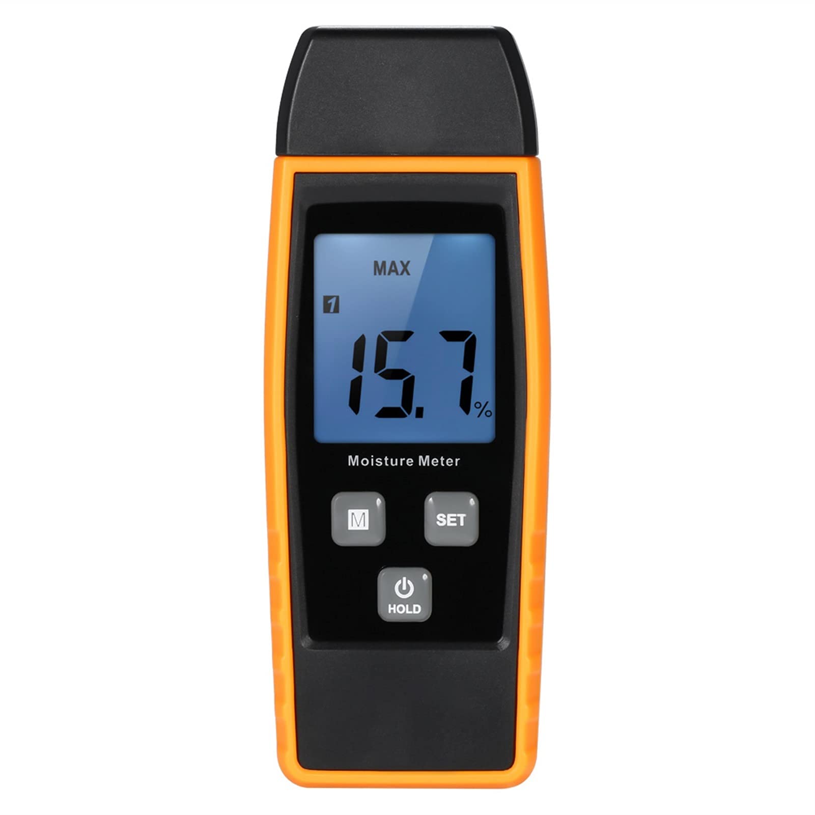 Mmhhhg One Color Moisture Meter, Lcd Moisture Humidity Meter Wood Plant Moisture Meter Detector Hygrometer For Timber Wood Drywall