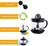 BEHOME JC700 Electric Juicer, Plastic, Black - 5