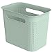 Produktbild Rotho Brisen schmale Aufbewahrungsbox 2 Griffen, Kunststoff (PP) BPA-frei, türkis, 7l, (26,2 x 18 x 21,1 cm)