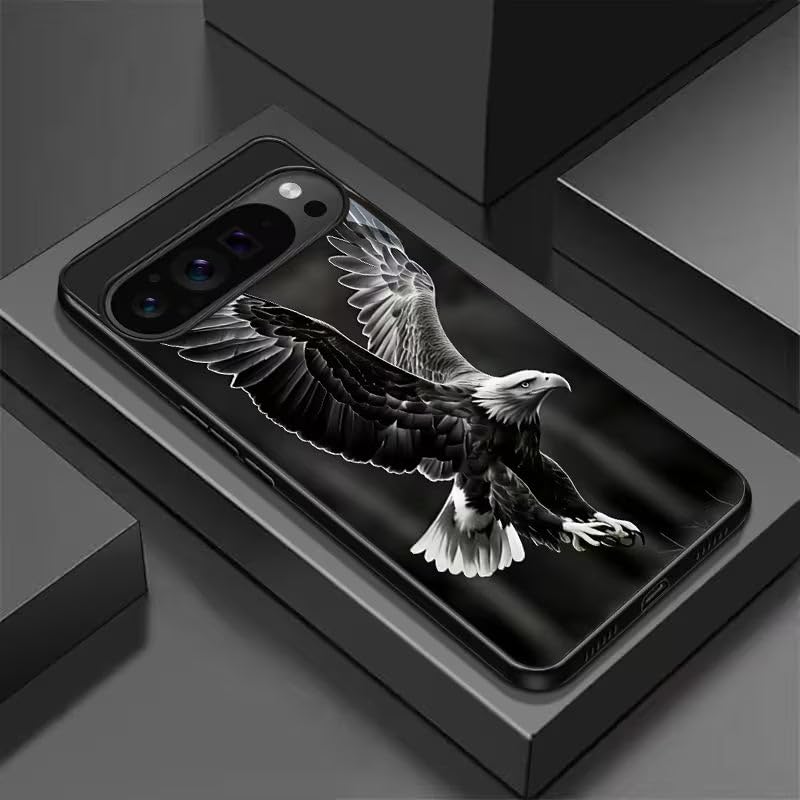 Image of MILLION CASES Unchained Hunter Spectra Case for Google Pixel 8a, Google Pixel 8a Back Cover Case(2024) - PC | Midnight Black