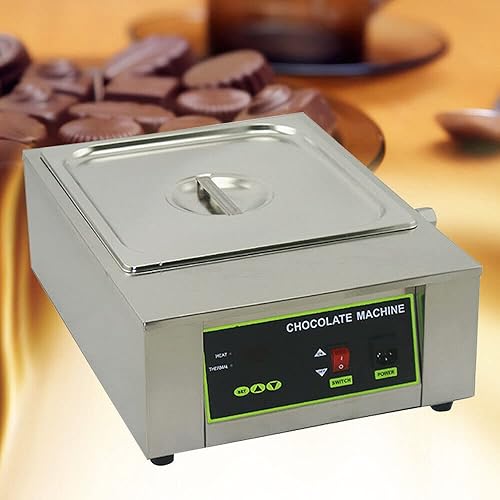 Miniatura 2 de Chocolate Tempering Machine, 1000W Electric Commercial Food Warmer Chocolate Melting Machine Stainless Steel DIY Handmade Chocolate Tool Warmer with