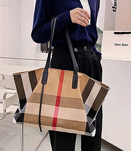 Handbags For Women Canvas Fashion Large Capacity Roomy Bag Ladies Crossbody Purse Fashion Tote Top Handle Satchel 2023 #TOP1