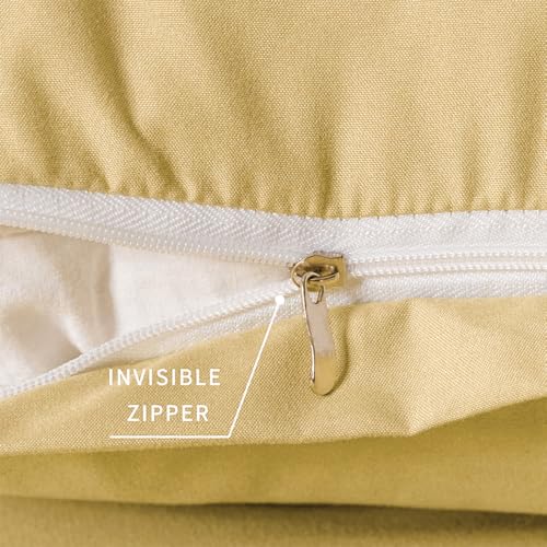 Image of Body Pillow Pillowcase with Zipper 1 piece,Gold,20 inchx54 inch
