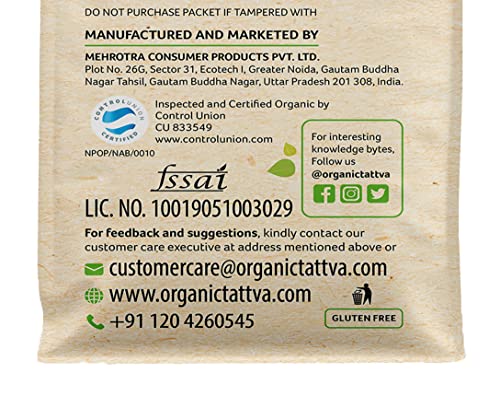 Image of Organic Tattva Masoor Dal 500gms, Malka Split - Red Lentils for Everyday Cooking Masoor Dal, Soups, and Indian Meals (Pack of 2)