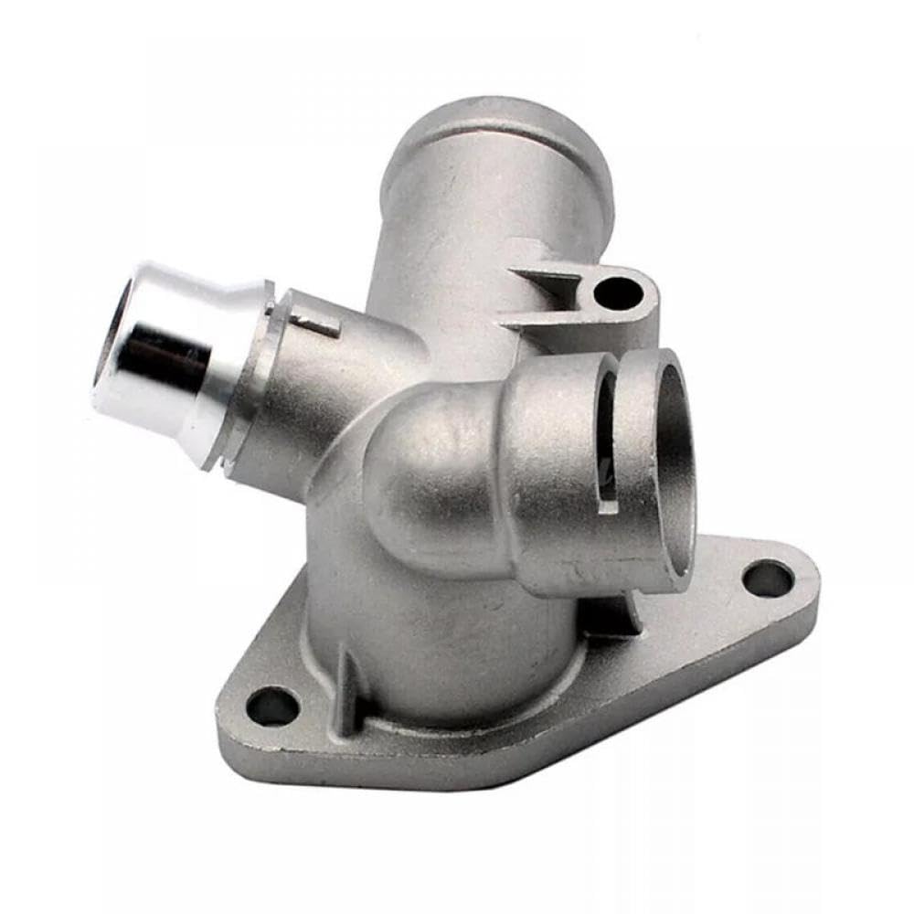 Coolant Flange for Engine Water Hose 06B121132E Aluminium Compatible with A4 B6 B7 1.8T Avant Cabrio Seat Exeo