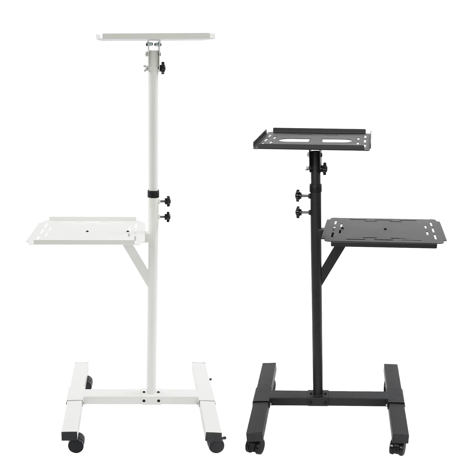Soporte para proyector ajustable con ruedas