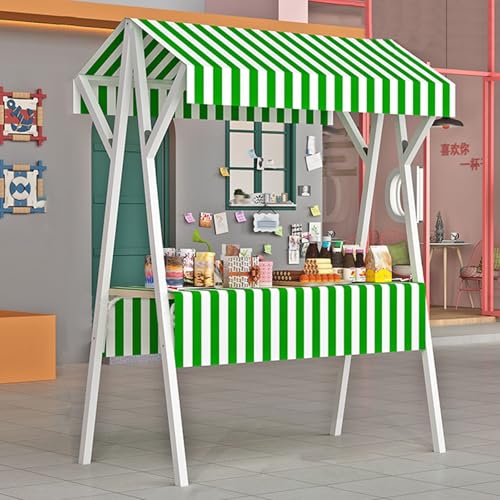 Carrello multiuso: utilizza questo supporto per concessioni nei mercati degli agricoltori, fiere, chioschi del centro commerciale, negozi al dettaglio, festival, feste e molto altro ancora. Ideale per snack, regali, artigianato o fiori. Offrire una soluzione versatile per le aziende mobili