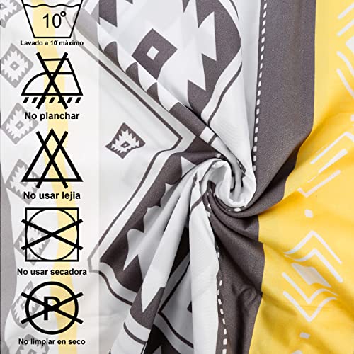 H HANSEL HOME Copripiumino 220x240cm con 1 Fondo