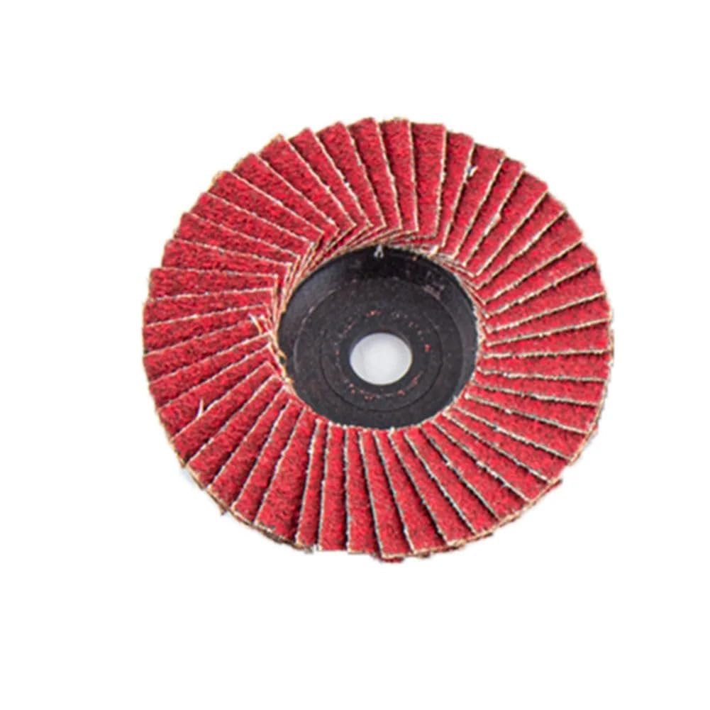 tarcze szlifierskie, 1 szt./5 ./10 Płaskie tarcze listkowe 75 mm 3 cale/2 cale 50 x 10 mm/75 Tarcze ścierne, szlifierskie, ostrza 80/czerwone/10 ._75*10(Red,5Pc-50 * 10Mm)