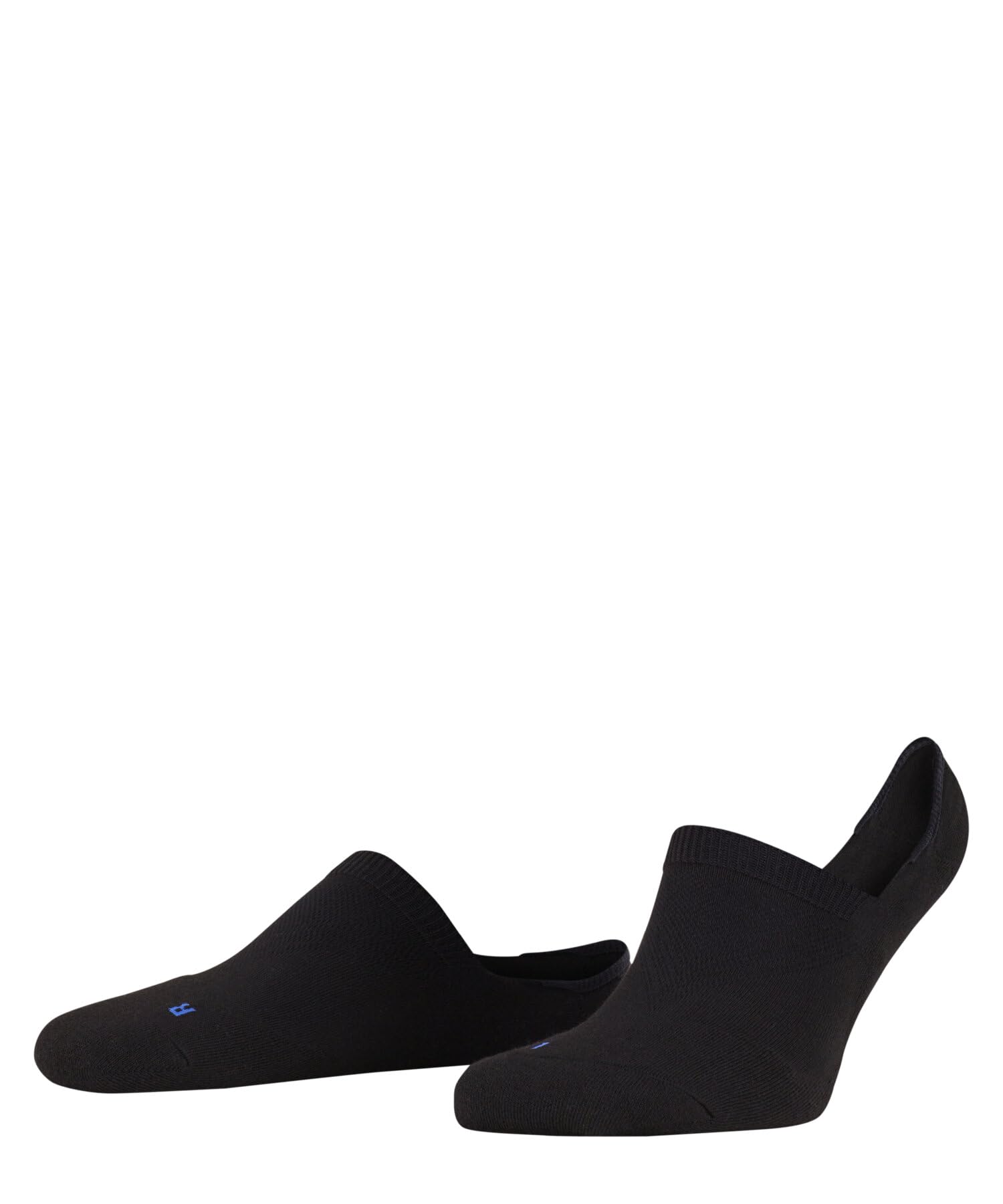 FALKE Unisex Cool Kick Invisible U In Soft Breathable Quick Drying No-Show Plain 1 Pair Liner Socks, Black 3000, 9.5-10.5
