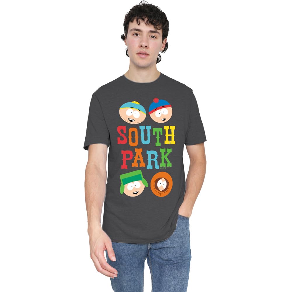 South Park T-Shirt - Licensed T-Shirt - XXL - Charcoal