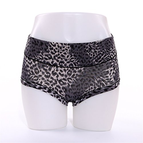 4 Pack Of Women's Underwear Of Leopard Print, With Medium Size Stretchy Soft Breathable High Middle Waist Panties #TOP7
