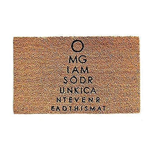 Image of Onlymat Coir Door Mat (Brown, 45x75 cm)
