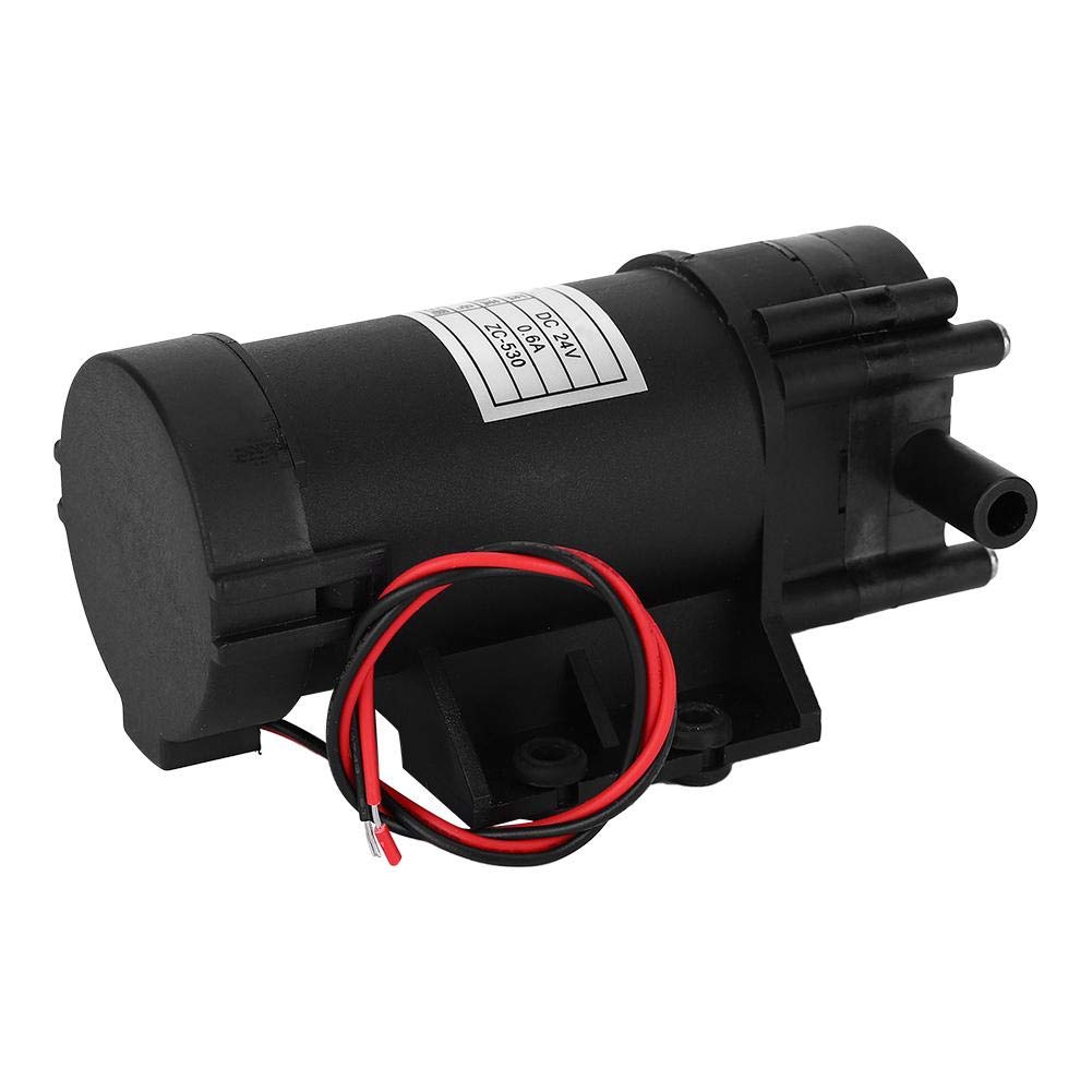 Wasserpumpe, 24V ZC-530 Wasserpumpe mit großem Durchfluss Ultra-leise selbstansaugende Zahnradpumpe Dieselmotor Ölpumpe