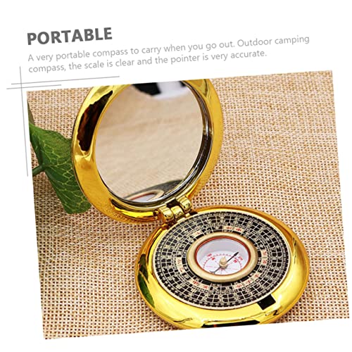 Brújula de Bolsillo Vintage Grande Azul portátil miniatura 6