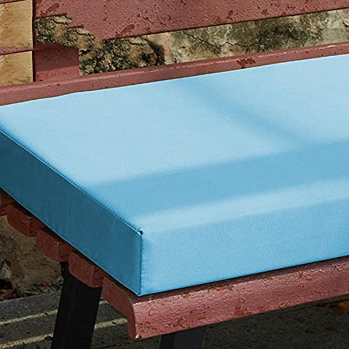 Coussin de balancelle imperméable bleu 120cm pour un confort de jardin longue durée