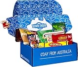 Australian Classics Gift Box - Tim Tam, Vegemite, Milo, Twisties, Tiny Teddies, Caramello Koala, ANZAC Biscuit, Eucalyptus Drops, Fantales & Minties by Down Under Box