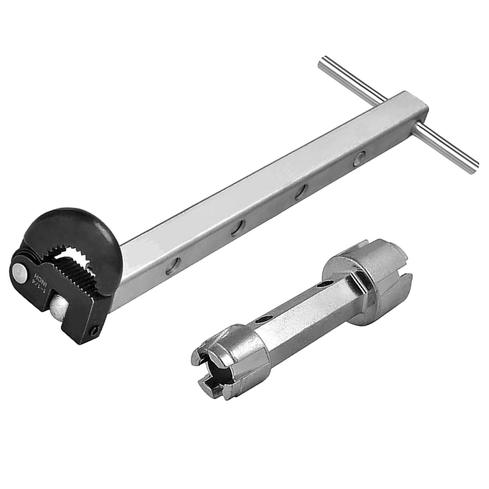 Skkwjege Silver Telescoping Basin Wrench And Tub Drain Remover Wrench Durable Plumber Wrench