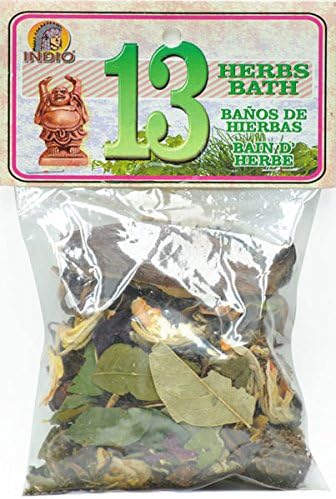 Ervas para Banho INDIO com 13 ervas, pote com aproximadamente 21 g