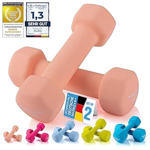 Body & Mind® Dumbbells Set van 2 halters Halters; Effectieve krachttraining met verschillende gewichten; Fitness workout thuis