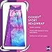 GOODY Sports Headwrap - 2 Pack, Reflective Galaxy - Soft and Strong for a Comfortable Fit - for All Hair Types - Ouchless Hair Accessories for Women and Girls