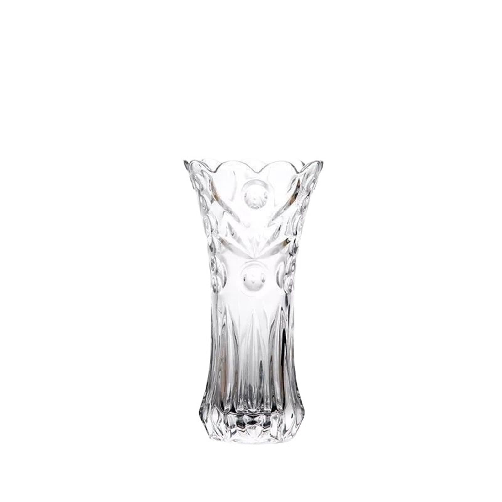 Geometric Vases Thick Heavy Glass Vase Creative Living Room Decor For Lilies(Style05)