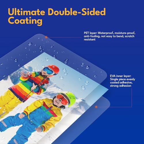 Uinkit Legal Size Laminating Pouches 9X14.5inches Hold 8.5X 14inches Sheets 5mil for Extra Protection 100Pack Clear Glossy Thermal Laminating Sheets Laminator Pockets image 5