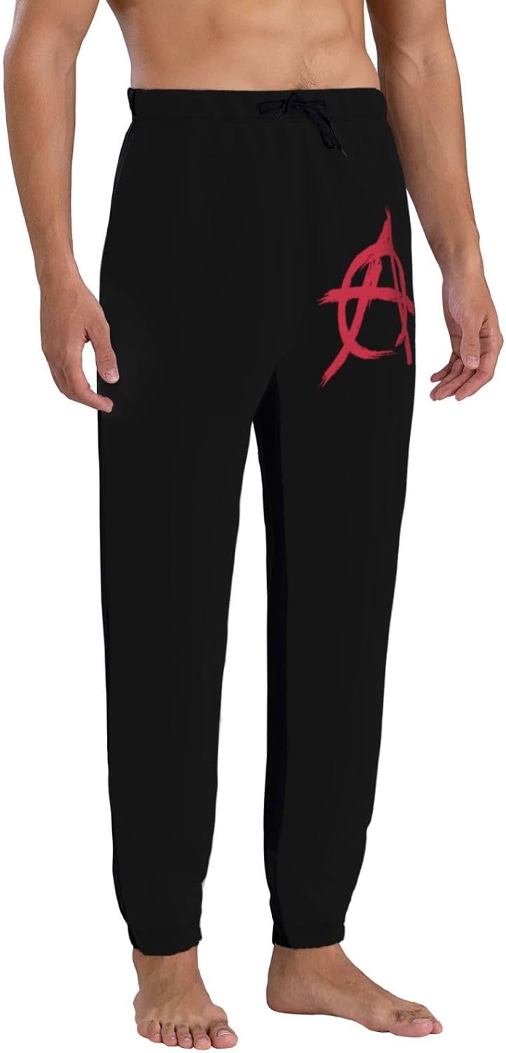 Anarchy Symbol Men's Sweatpants Man Slacks