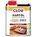 CLOU Hartöl: Zur Renovierung und Pflege von stark beanspruchtem Massivholz, z.B. Treppen, Möbel und Parkett, farblos, 0,75 L