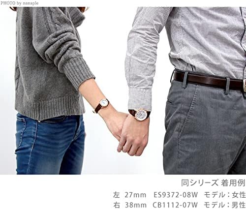 Couple wearing CITIZEN EXCEED watches, showing size comparison