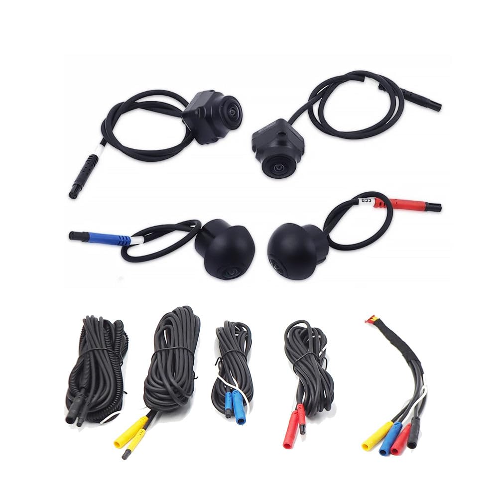 360° AHD 1080P Car Surround View Camera System for Android Head Unit, 3D Bird Eye Panoramic Parking Kit, HD Night Vision Waterproof 4 Camera Assist-image-41