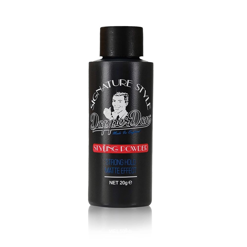 Dapper Dan Signature Style Styling Powder, Hair Texture Powder for Men, Provides a Strong Matte Hold, Thickening and Voluminous Finish, Unscented,