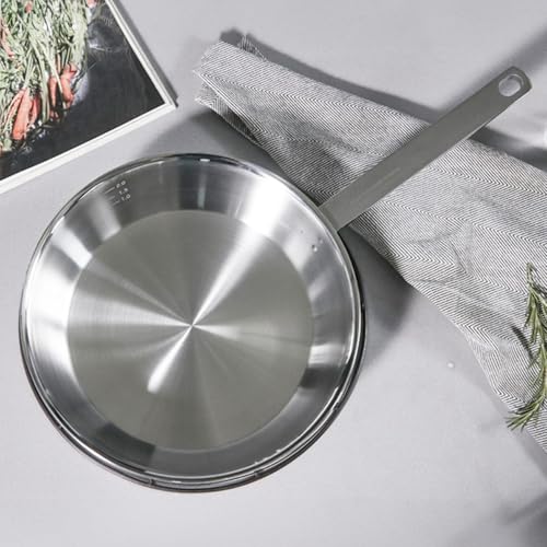 CHEFWIN 10.2 Inch Skillet Frying Pan 316 Stainless Steel Copper core 5-Ply Induction compatible Dishwasher & Oven Safe by CHEFWIN - Used condition - Image 9