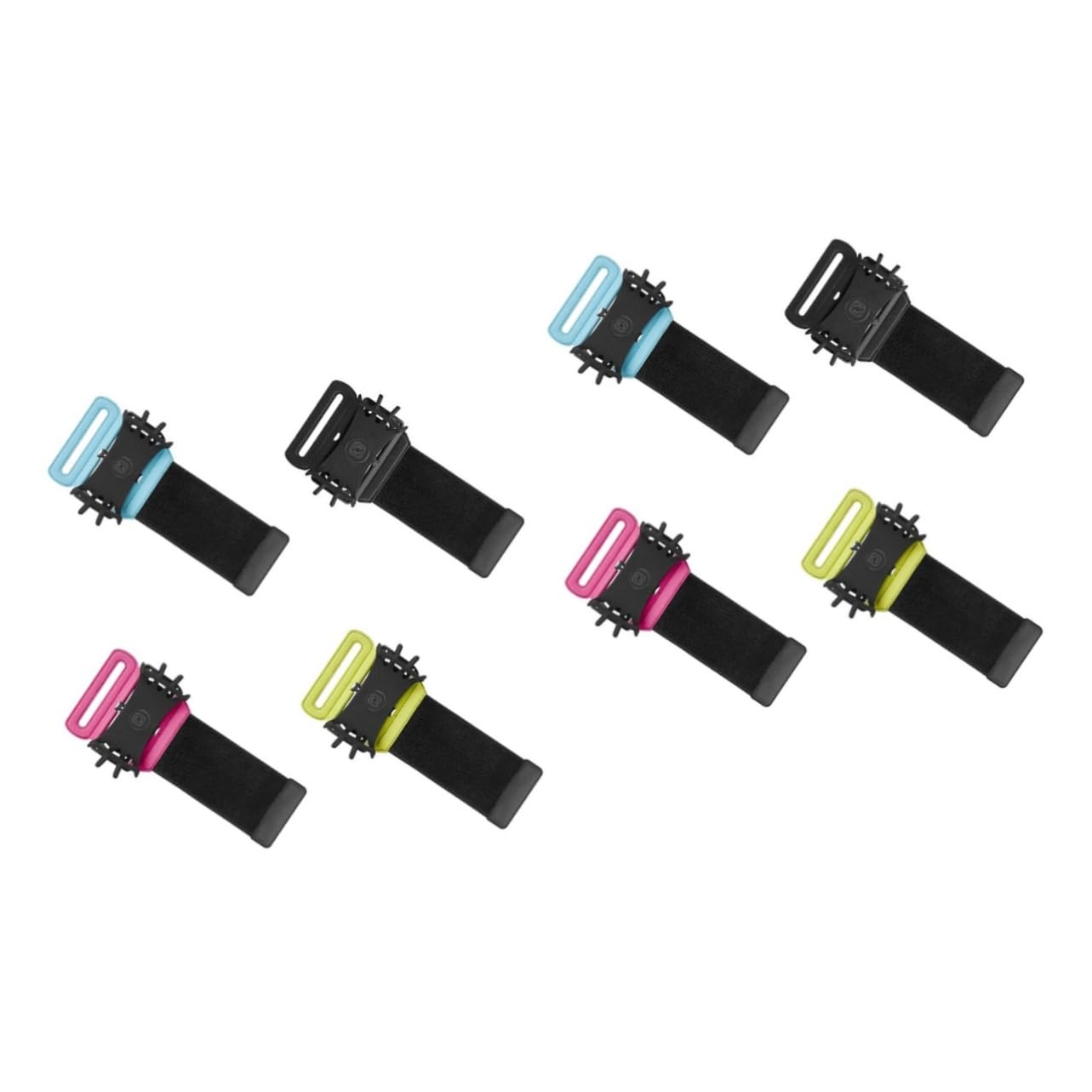 Mikikit 2pezzi Fascia Braccio Con Supporto Per Smartphone Rotazione Per Jogging e Sport Montaggio Facile Colore Casuale