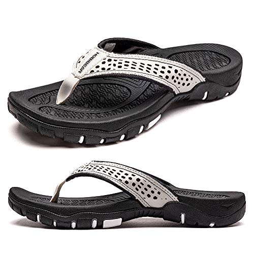 Image of KIIU Mens Thong Sandals Indoor and Outdoor Beach Flip Flop