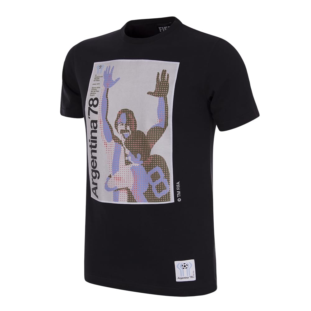 COPA Argentina 1978 World Cup Poster T-Shirt Black