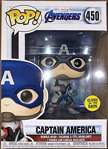 Sale Funko Pop! Marvel Avengers Captain America Exclusive Glows In The Dark #450