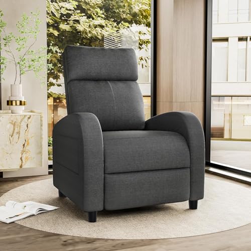 Image of Homall Recliner Chair, Recliner Sofa Fabric for Adults, Grey Recliners
