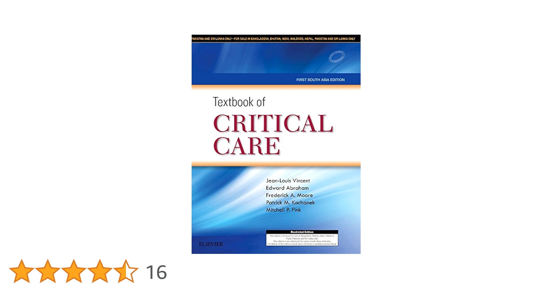 Buy Textbook of Critical Care: First South Asia Edition Book